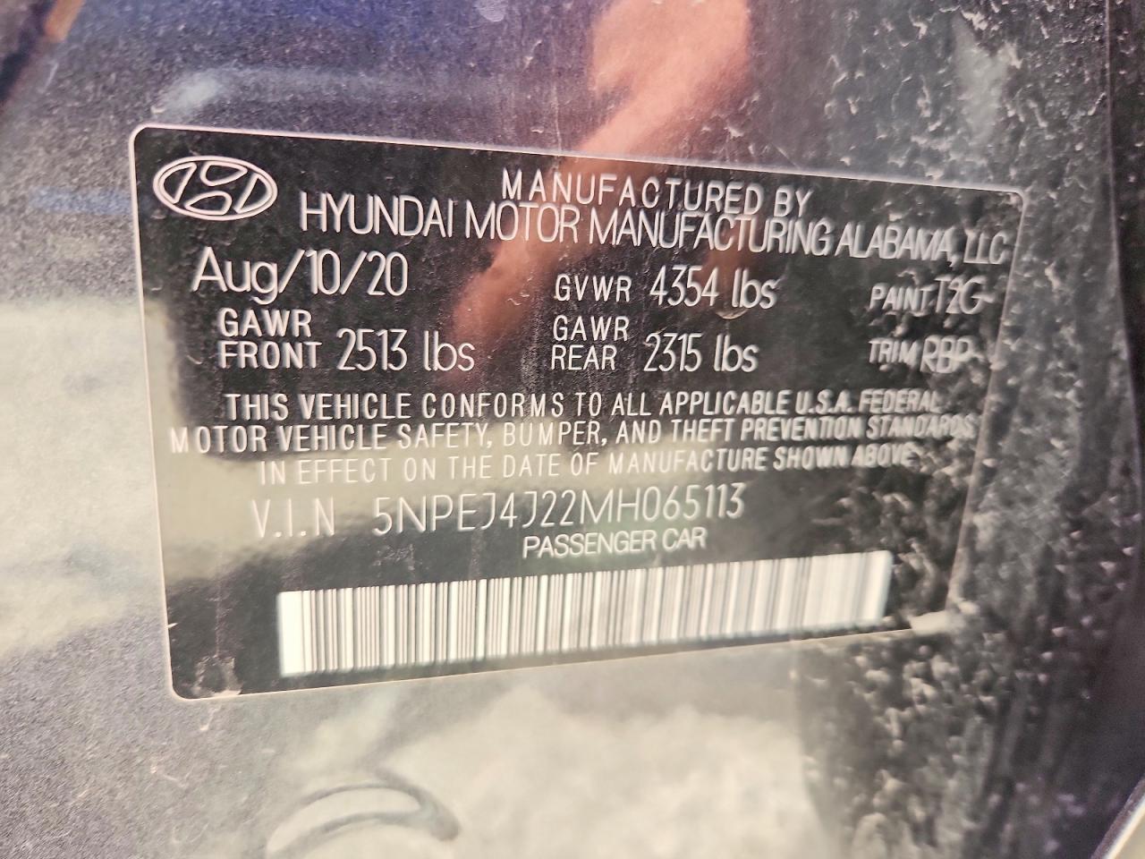 Hyundai SONATA Sel Plus