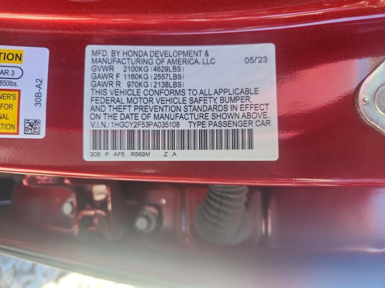Honda Accord Hybrid Sport