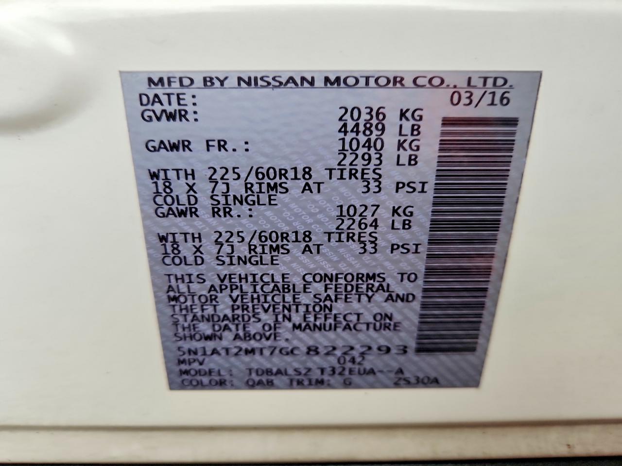 Nissan Rogue Sl