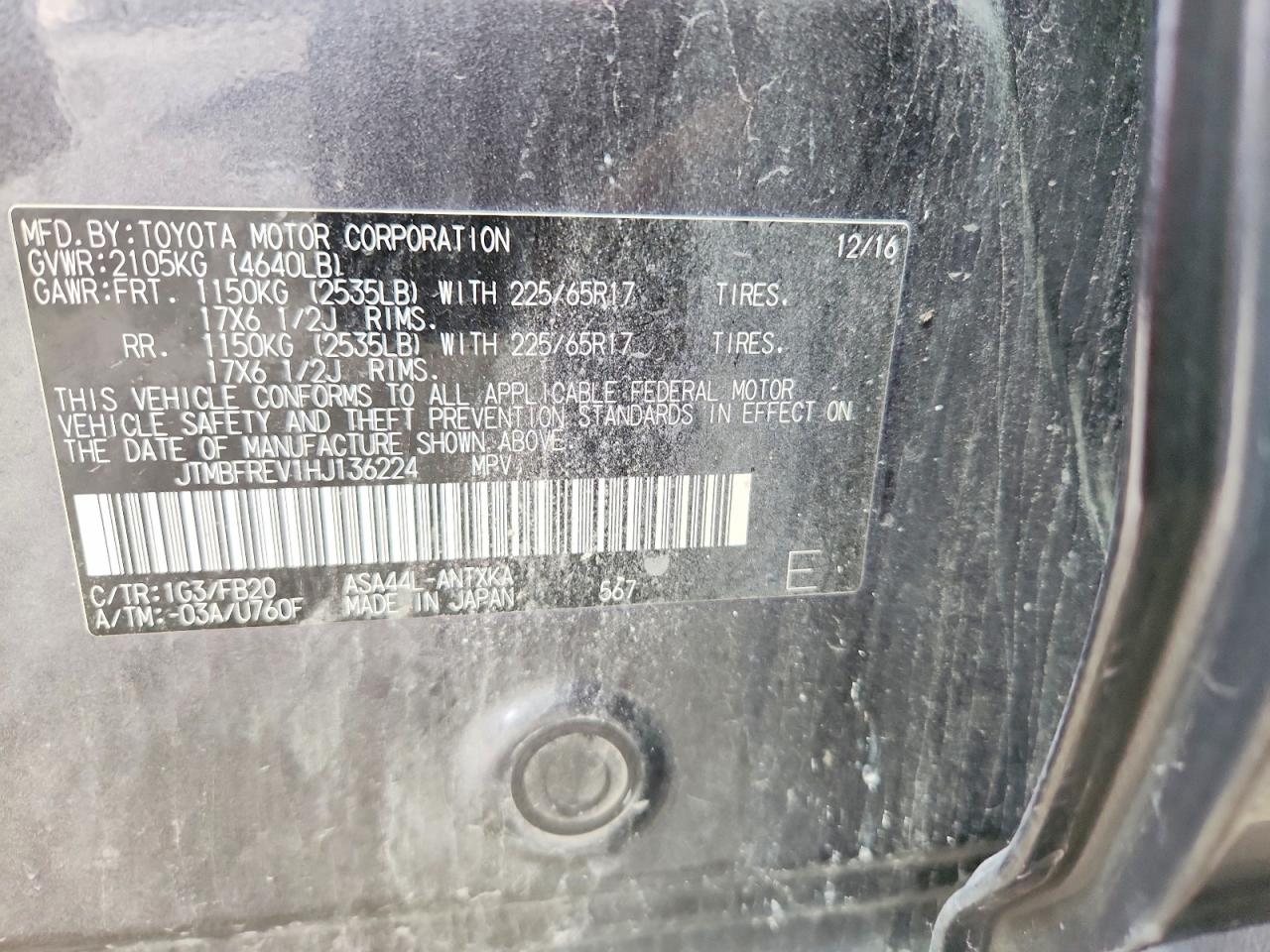 Toyota RAV4 Le