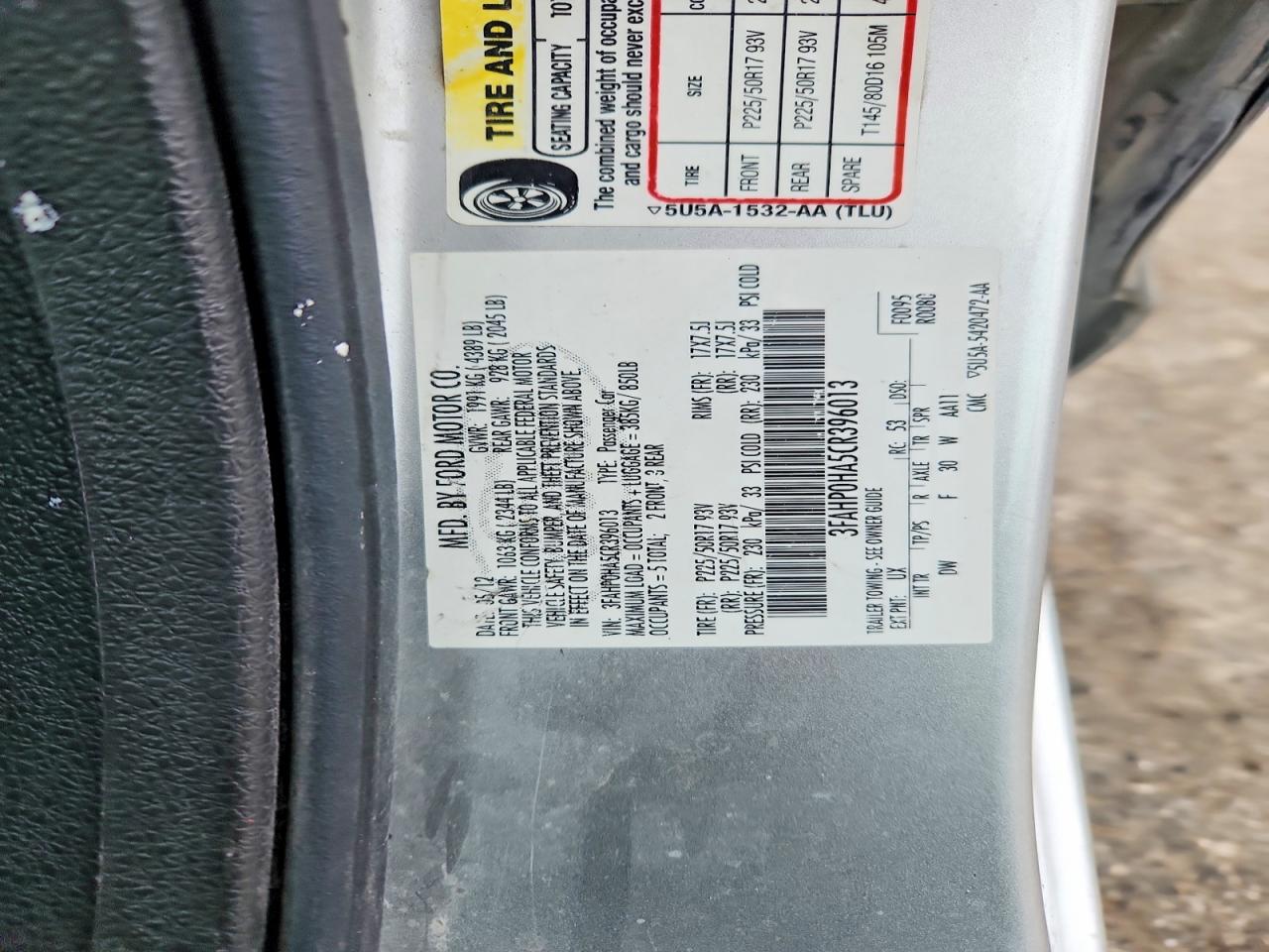 Ford Fusion Se