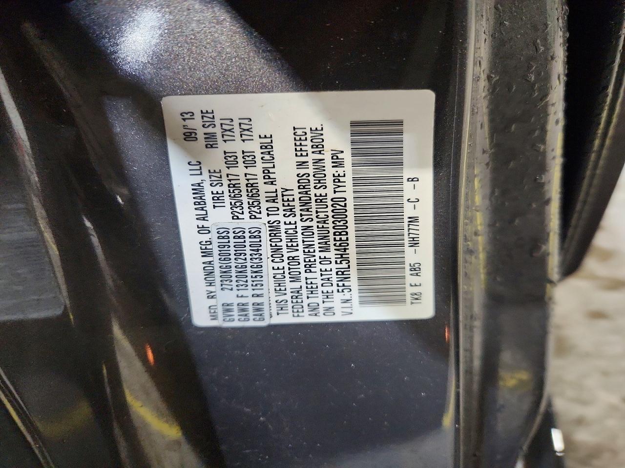 Honda Odyssey Ex
