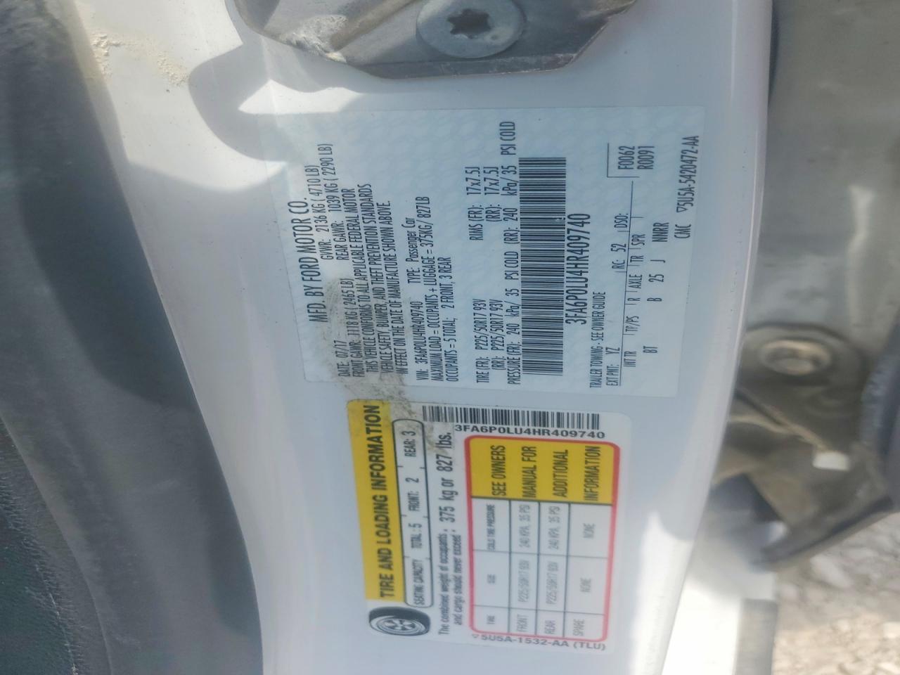 Ford Fusion Se Hybrid