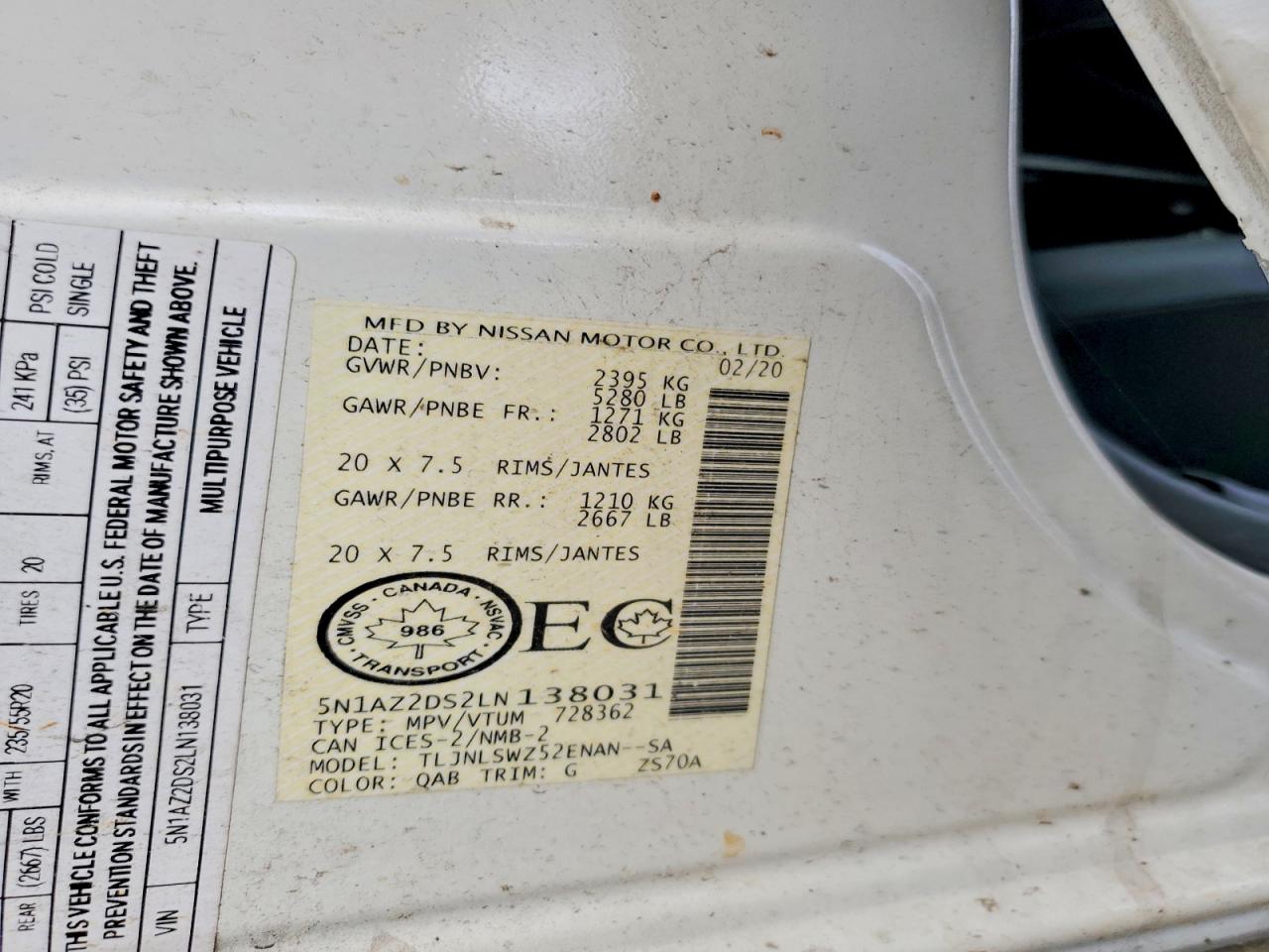 Nissan Murano Platinum