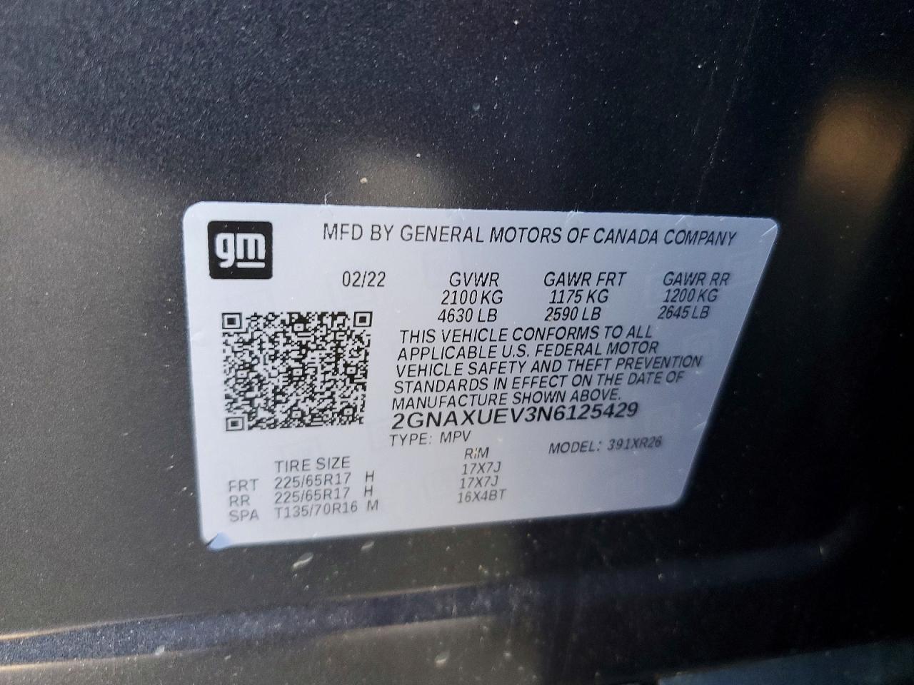 Chevrolet Equinox Lt