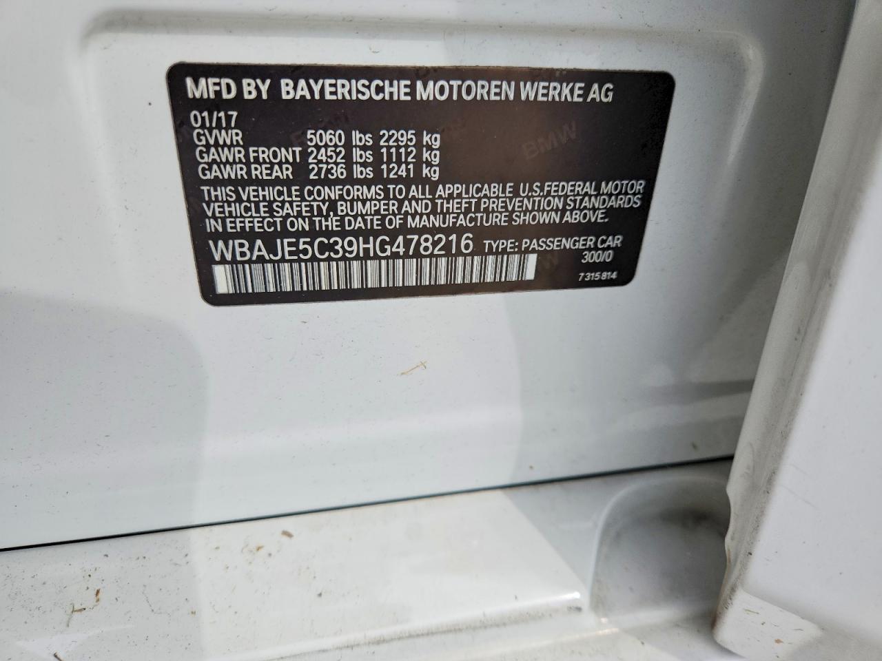 BMW 5 Series I