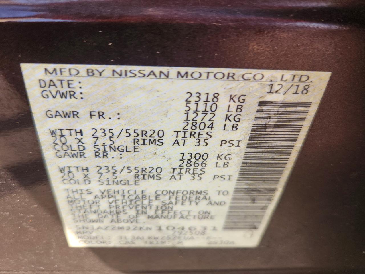 Nissan Murano Sl