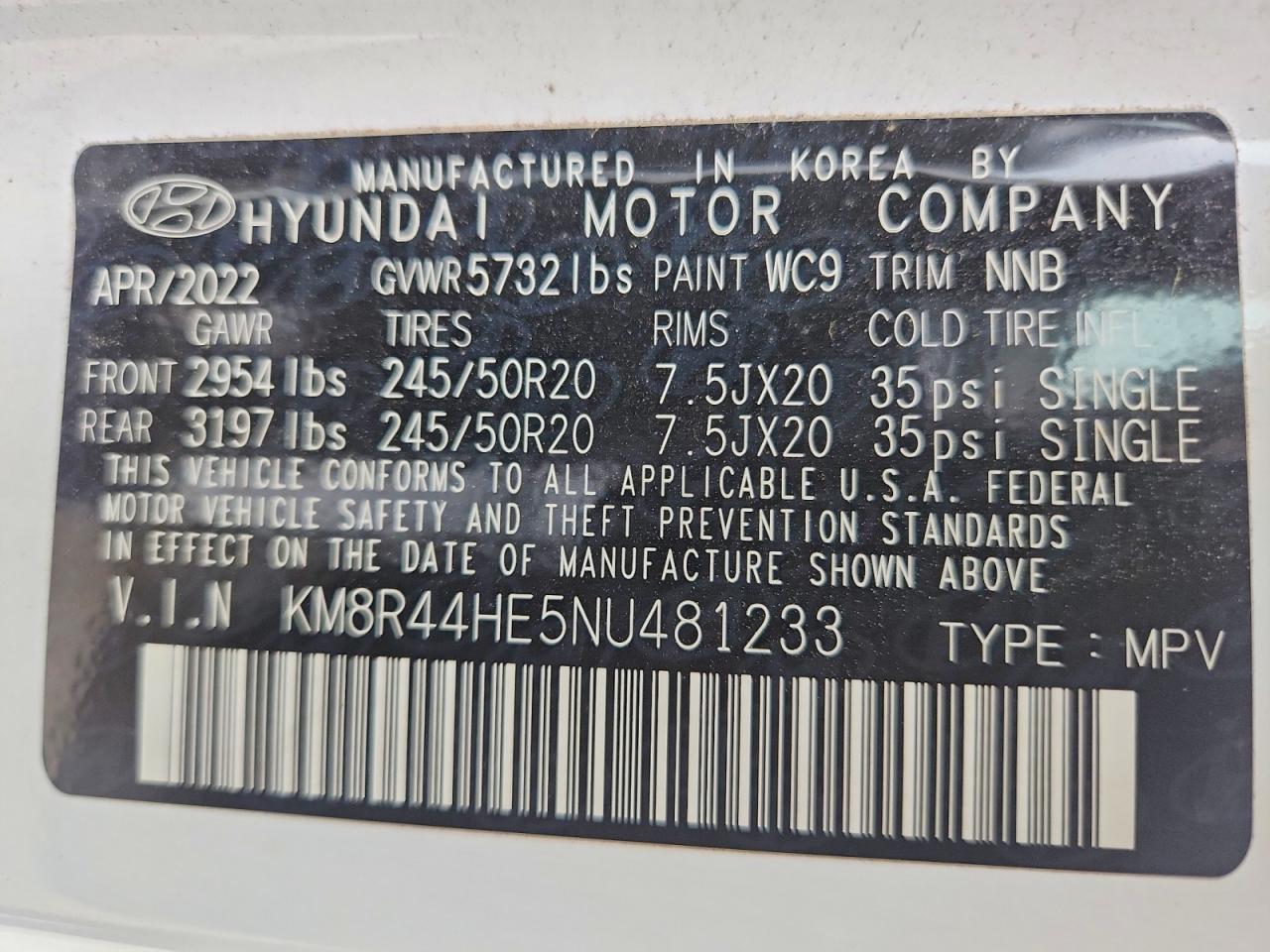 Hyundai PALISADE Sel