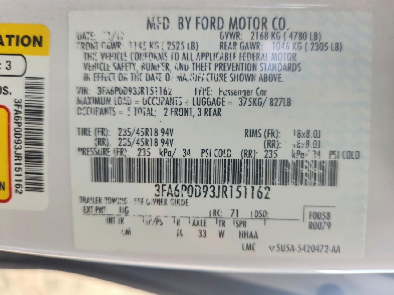 Ford Fusion Titanium