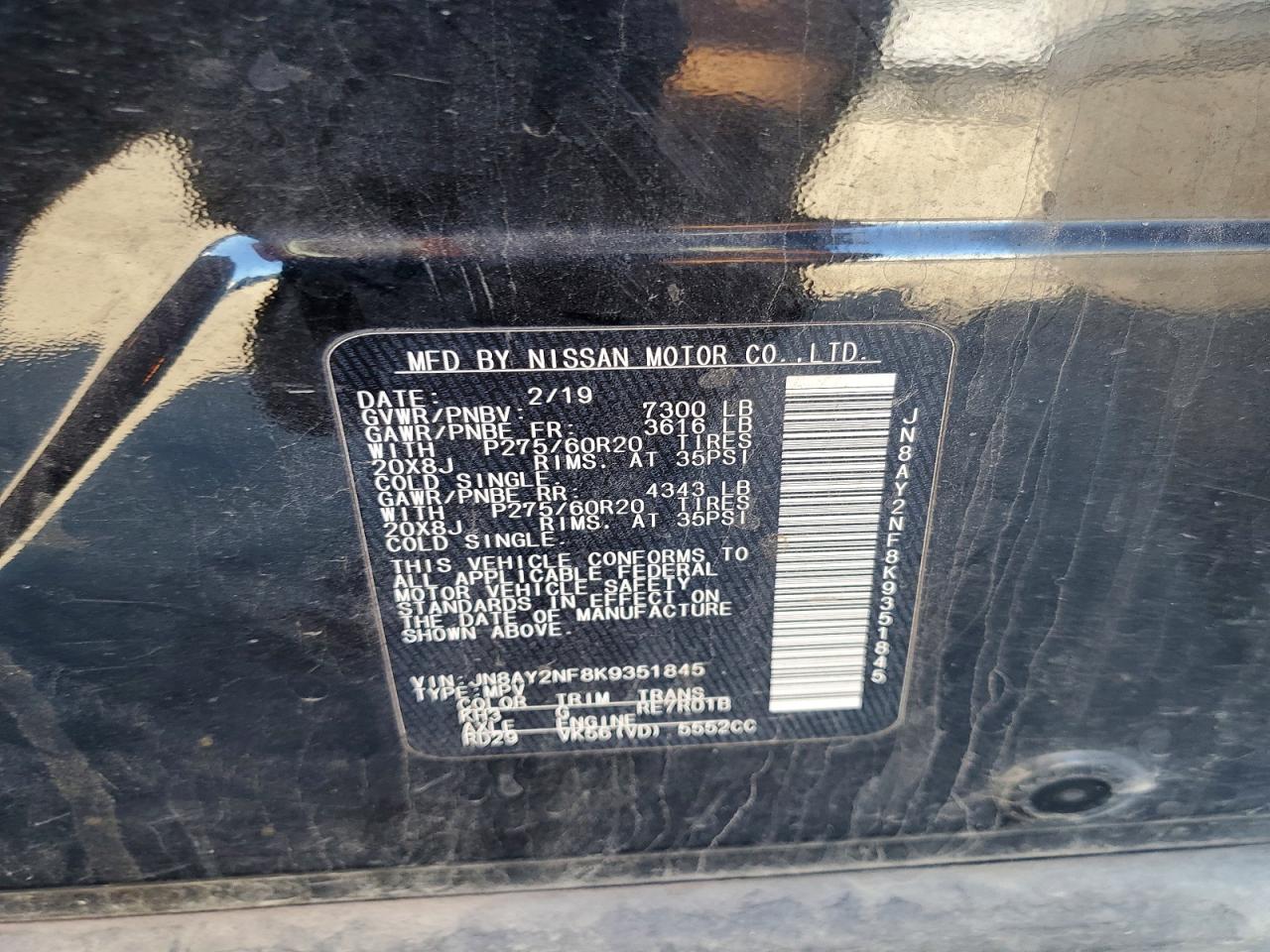Nissan Armada Platinum