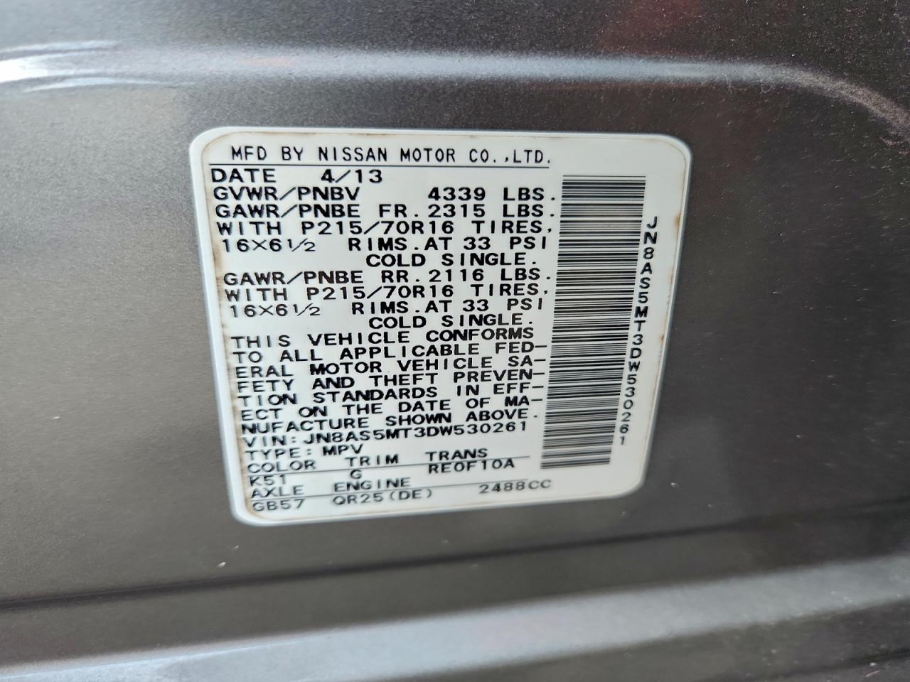 Nissan Rogue S