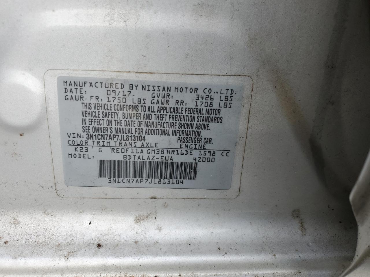 Nissan Versa S