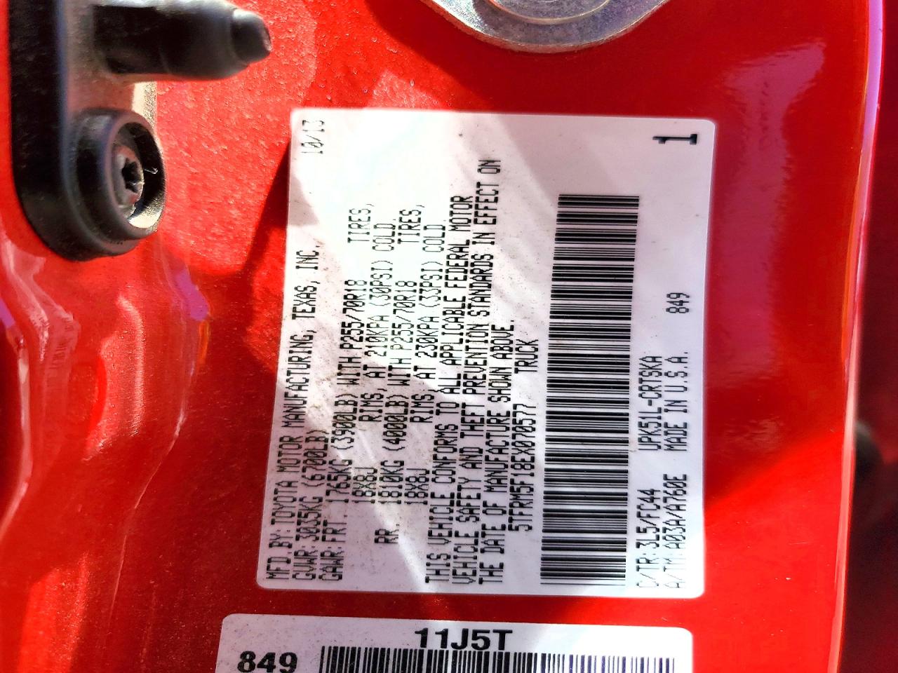 Toyota Tundra Sr5