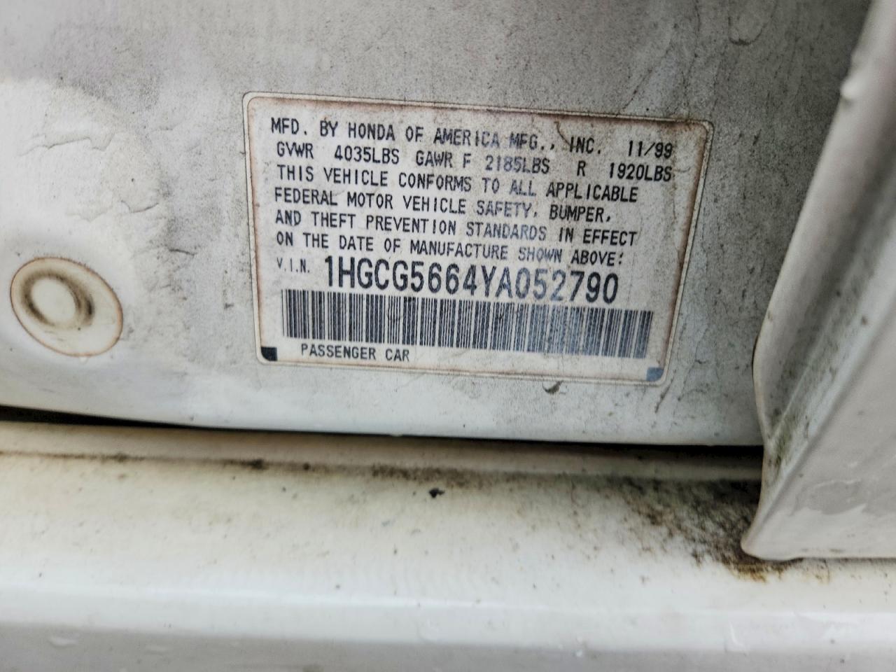Honda Accord Ex