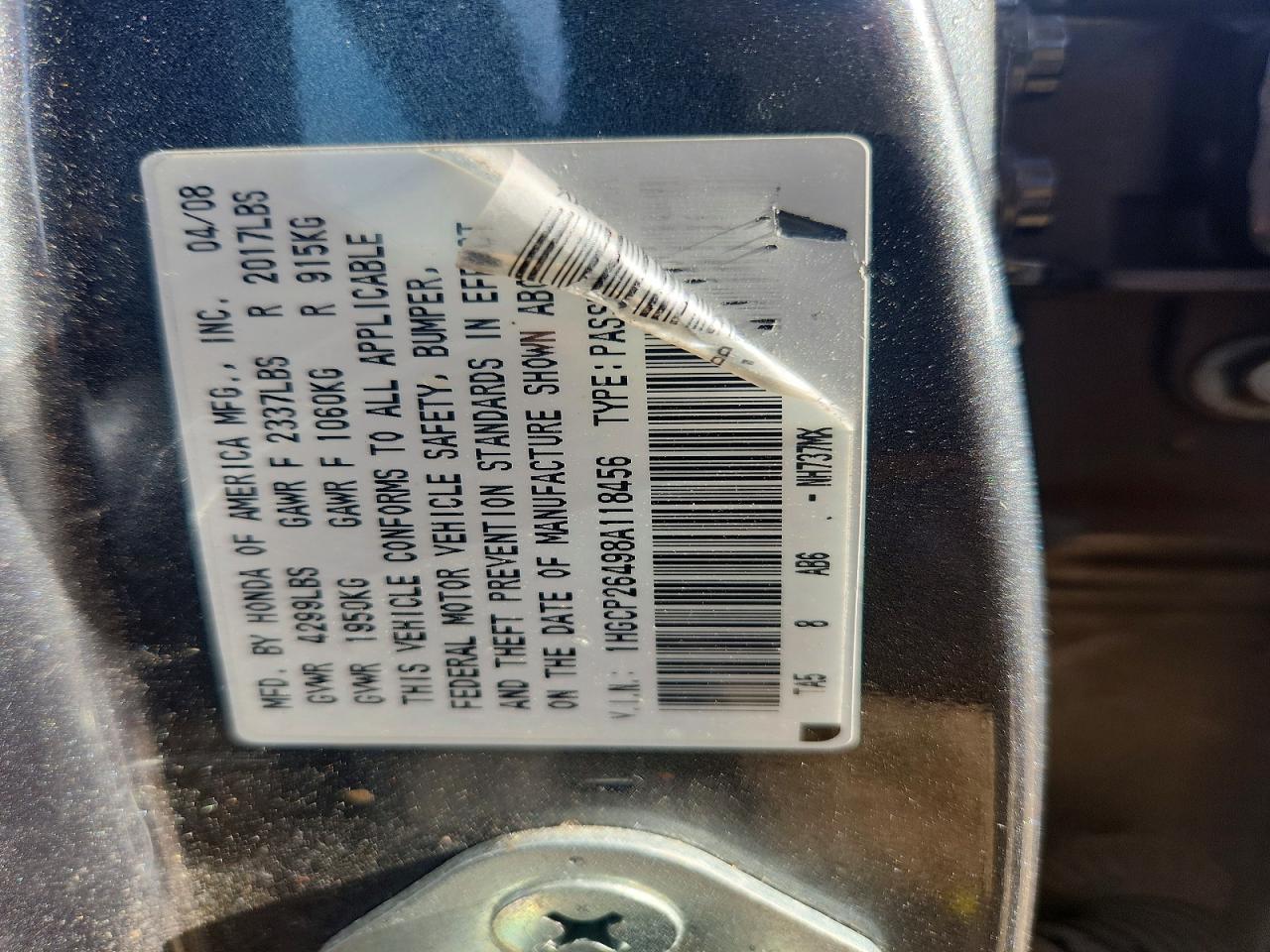 Honda Accord Lxp