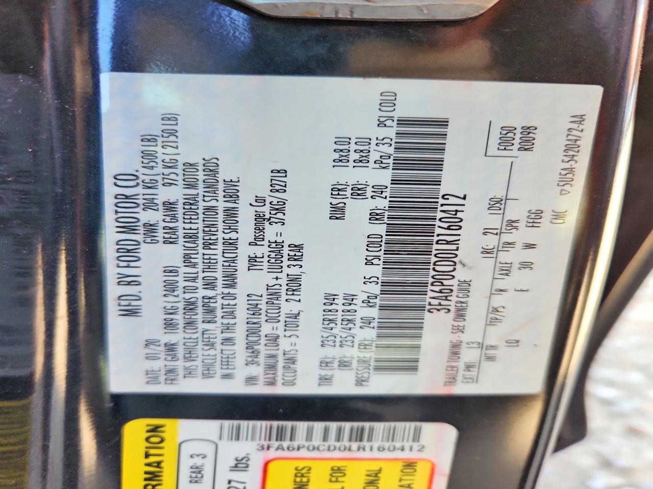 Ford Fusion Sel