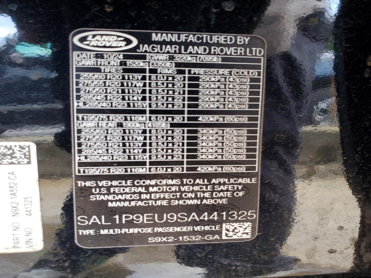 Land Rover Range Rover Se