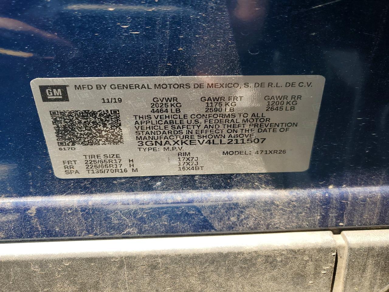 Chevrolet Equinox Lt