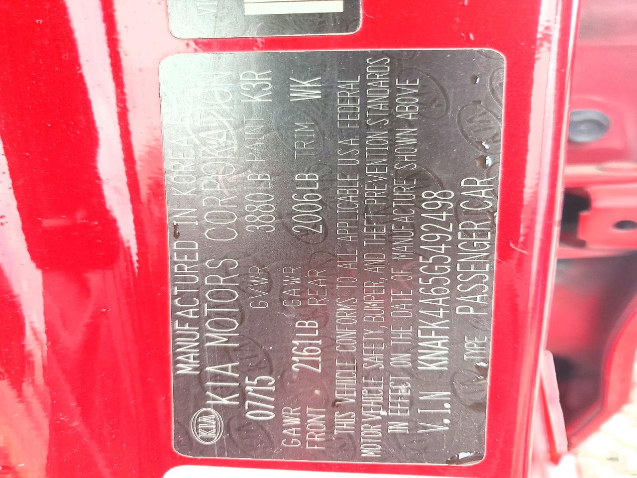 Kia Forte Lx