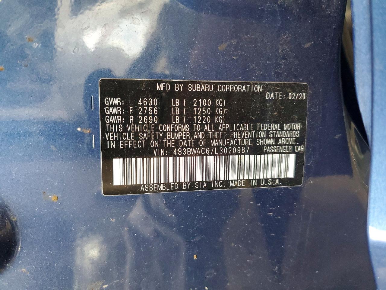 Subaru Legacy Premium