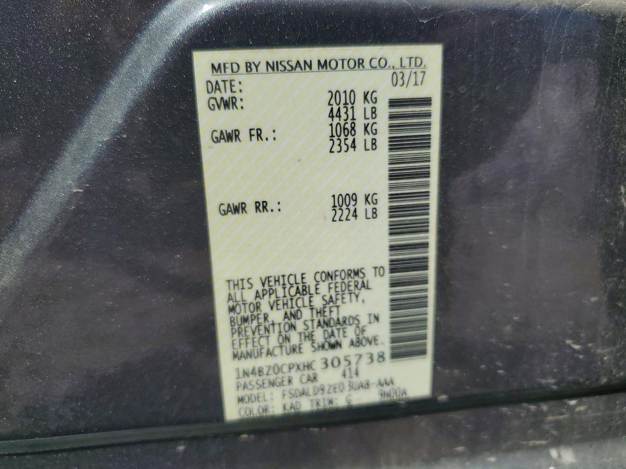 Nissan LEAF Sv