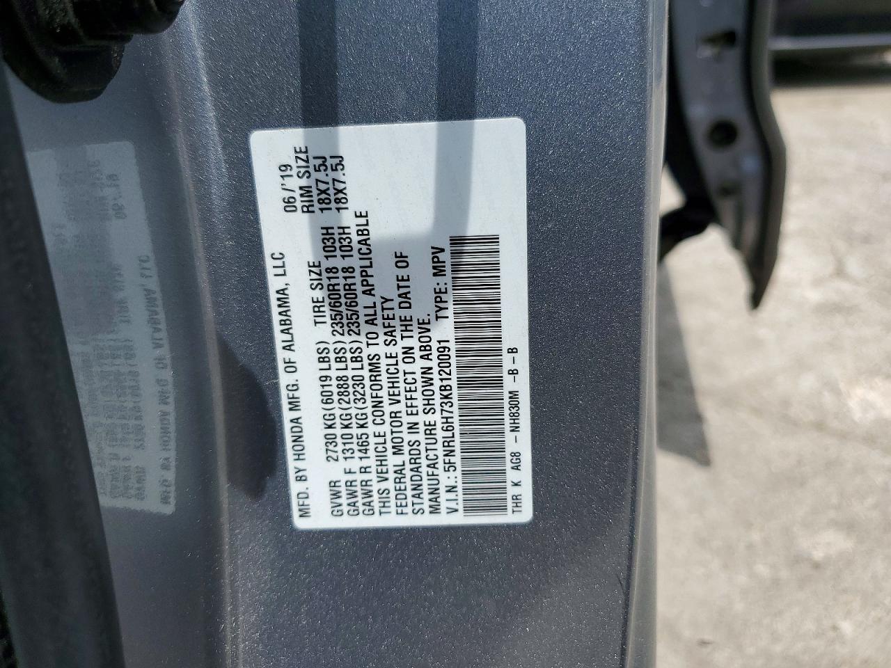 Honda Odyssey Exl
