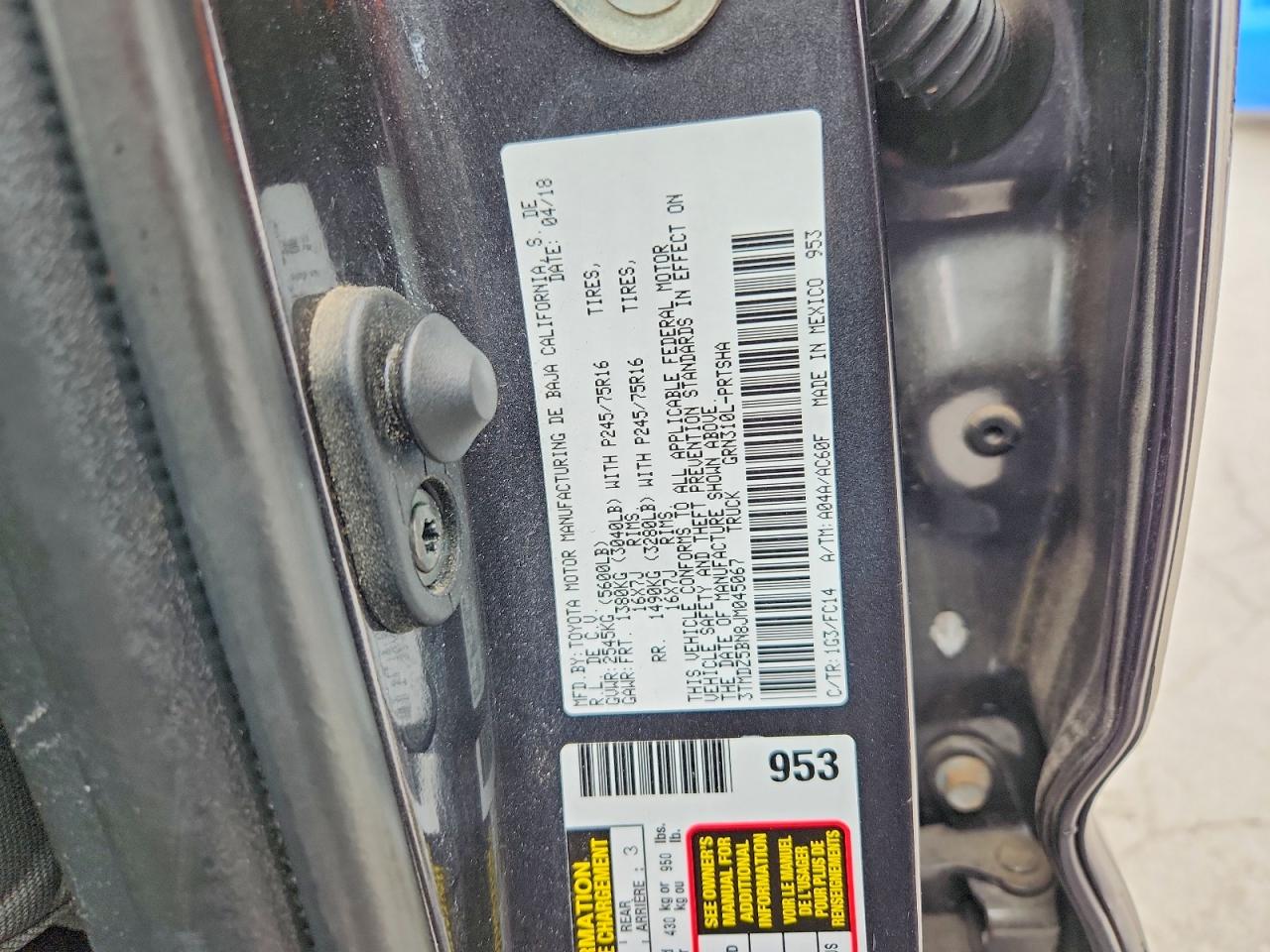 Toyota Tacoma Sr5 V6