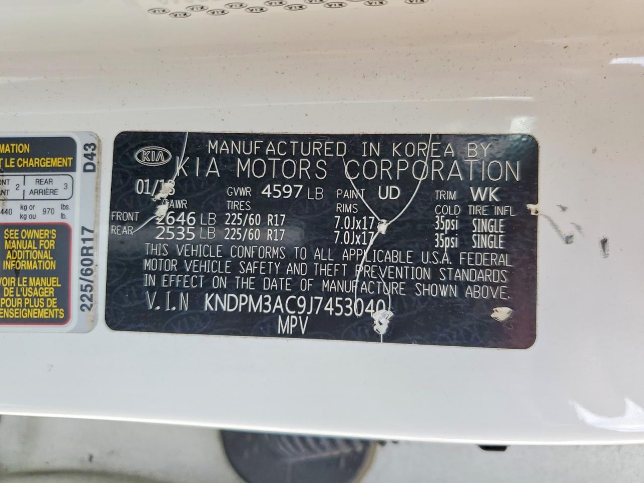 Kia Sportage Lx