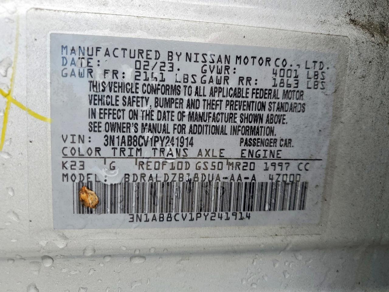 Nissan Sentra Sv