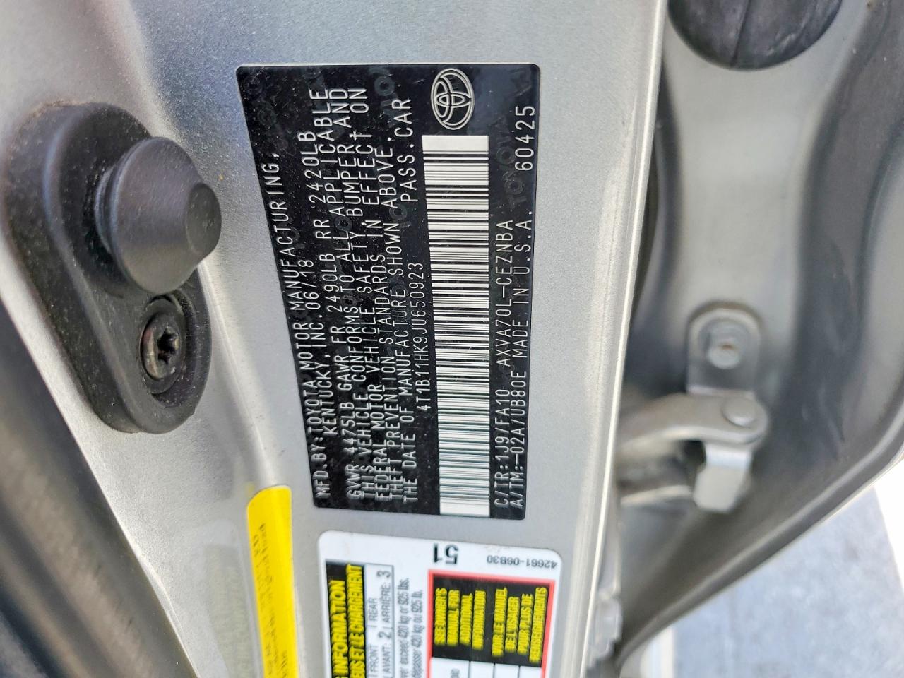 Toyota Camry Le