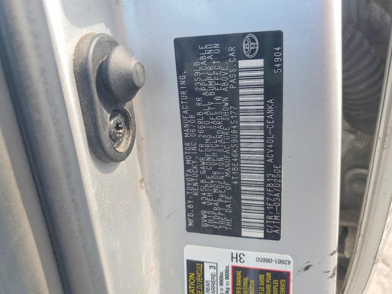 Toyota Camry Le