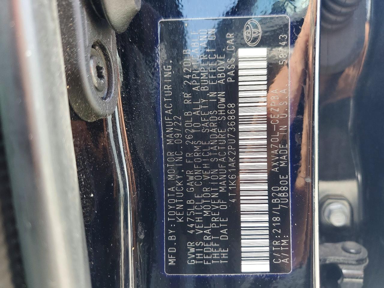 Toyota Camry Xse