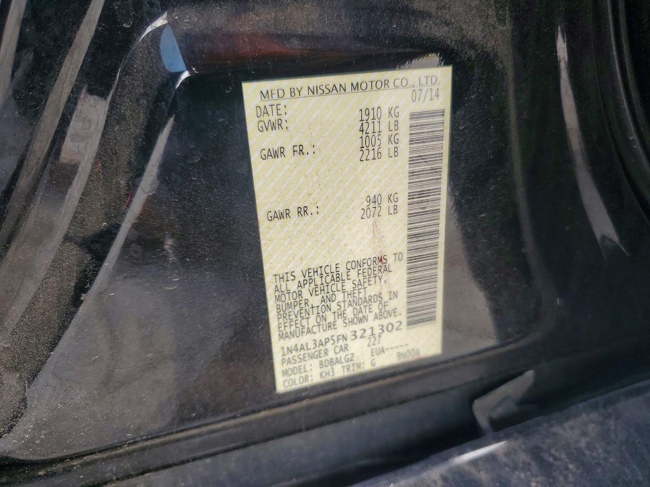 Nissan Altima 2.5 S