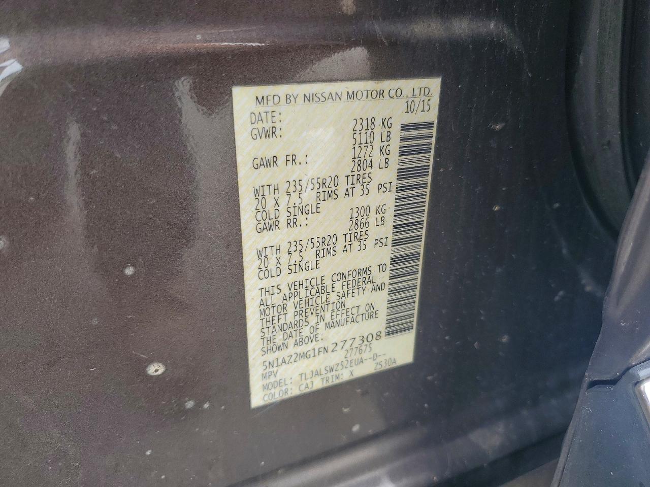 Nissan Murano Platinum