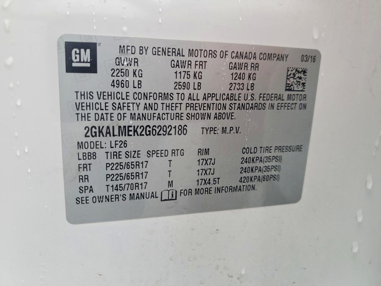 GMC Terrain Sle