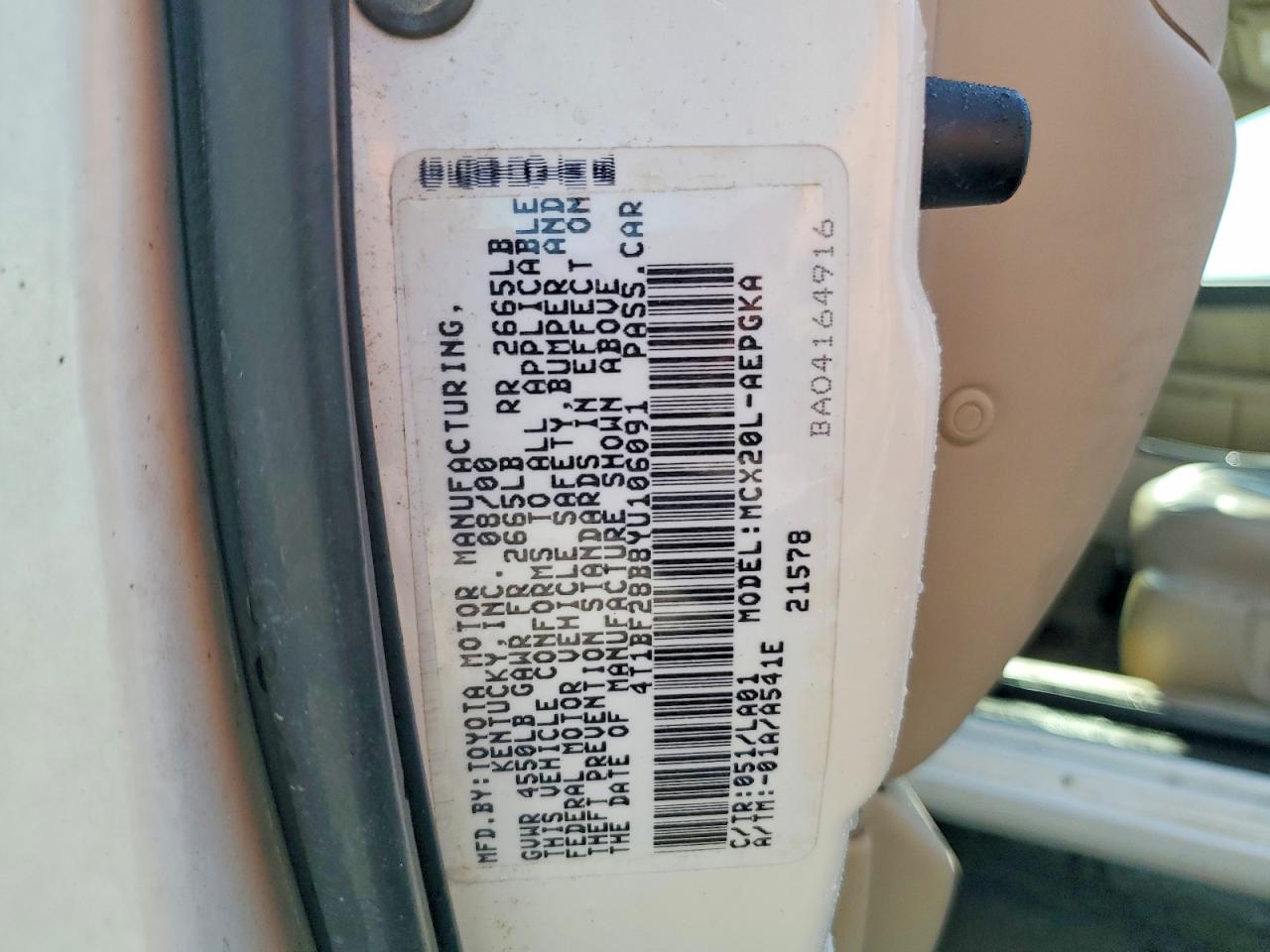 Toyota Avalon Xls