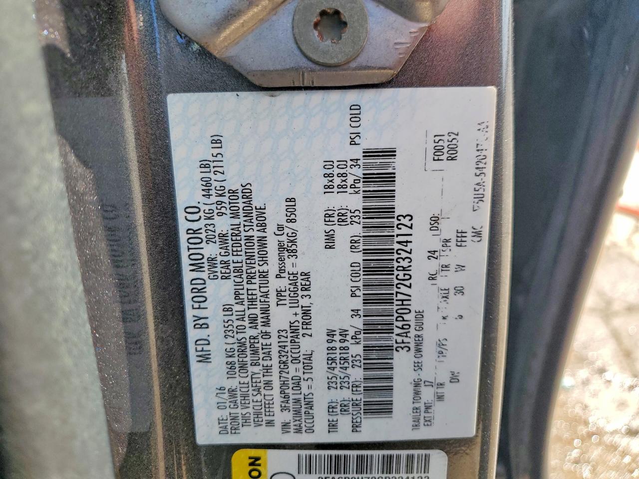 Ford Fusion Se