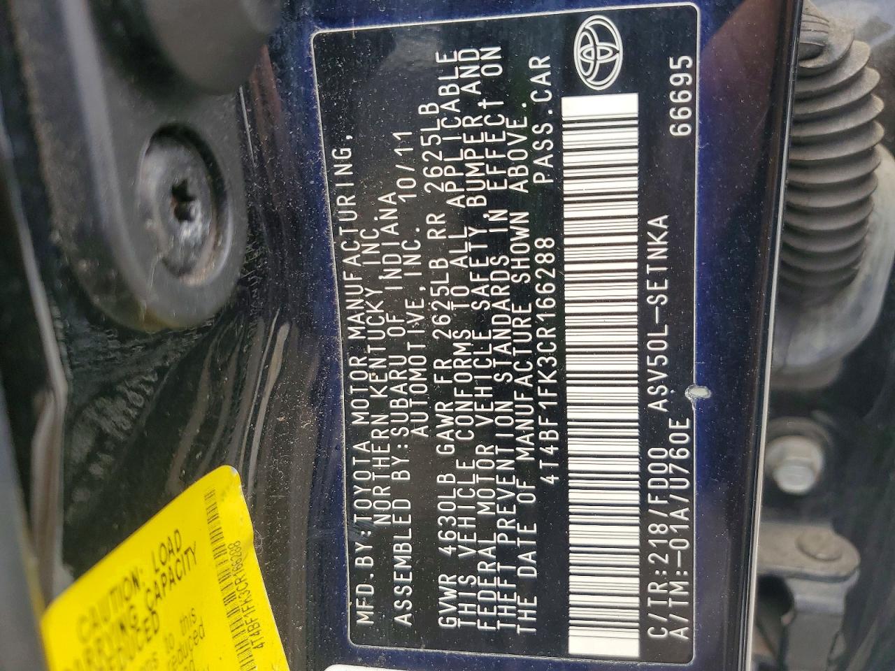 Toyota Camry Le