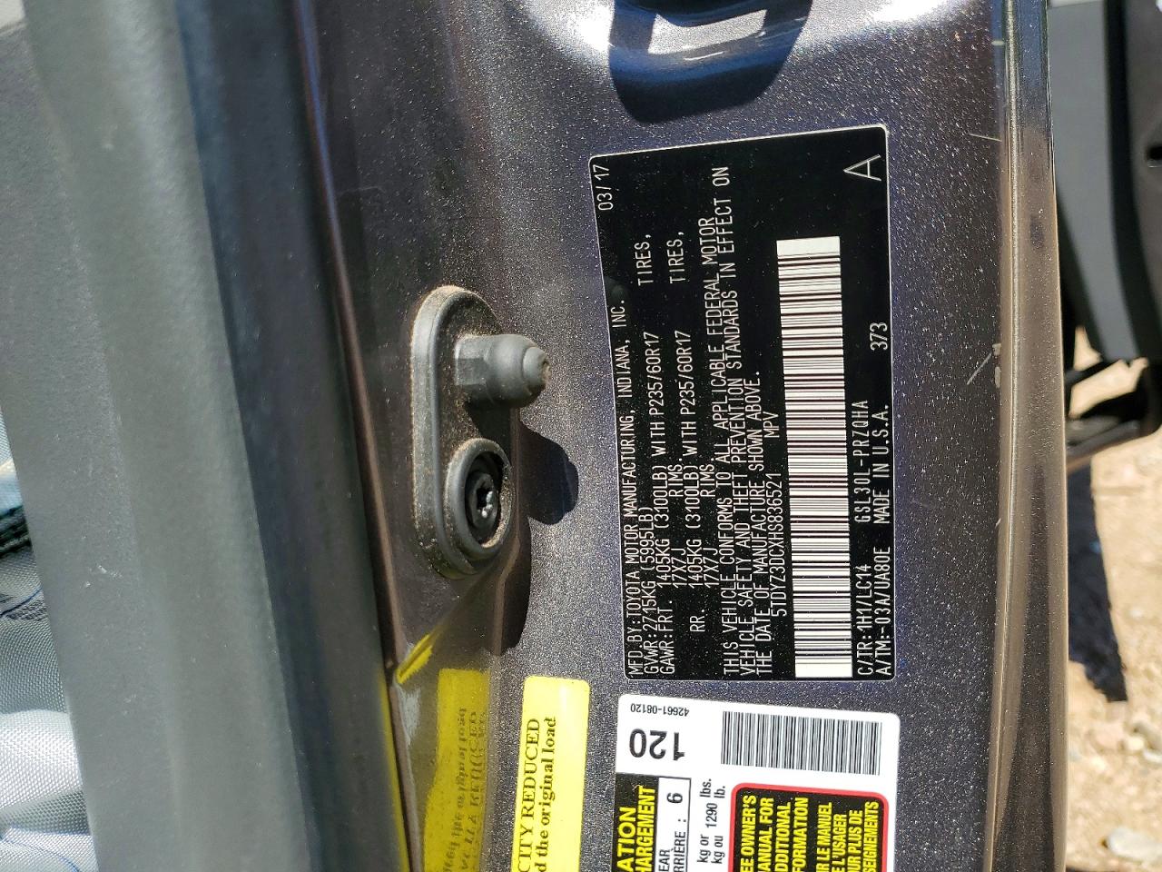 Toyota Sienna Xle Premium 8-passenger