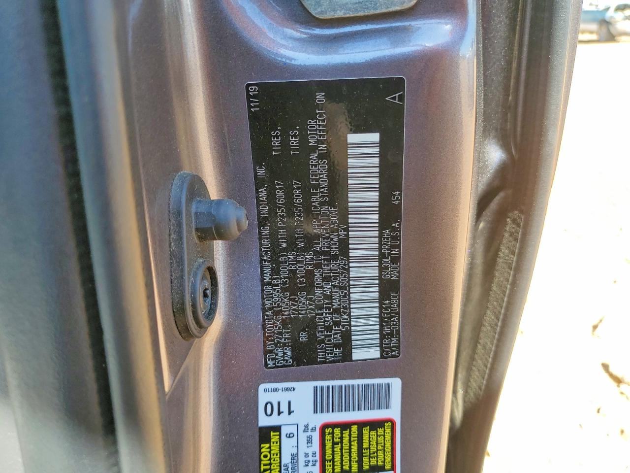 Toyota Sienna Le