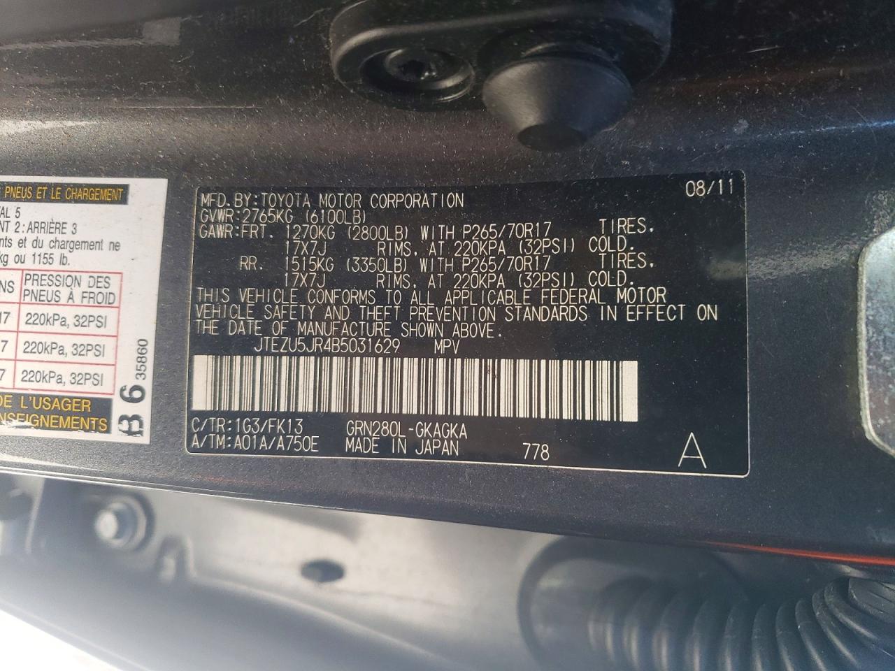 Toyota 4Runner Sr5