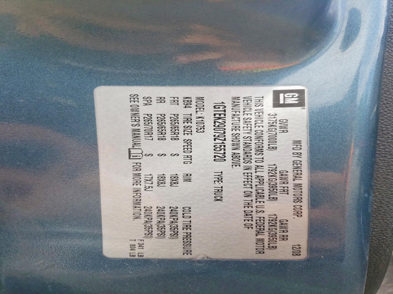 GMC Sierra K15 K1500 Sle