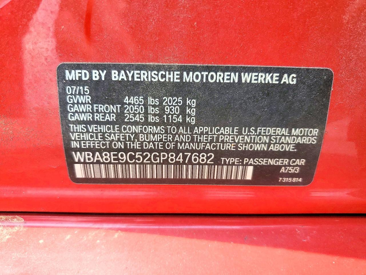 BMW 3 Series I Sulev