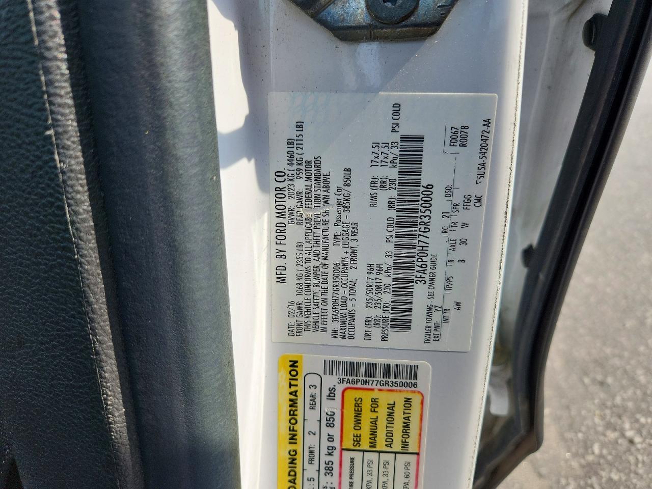 Ford Fusion Se
