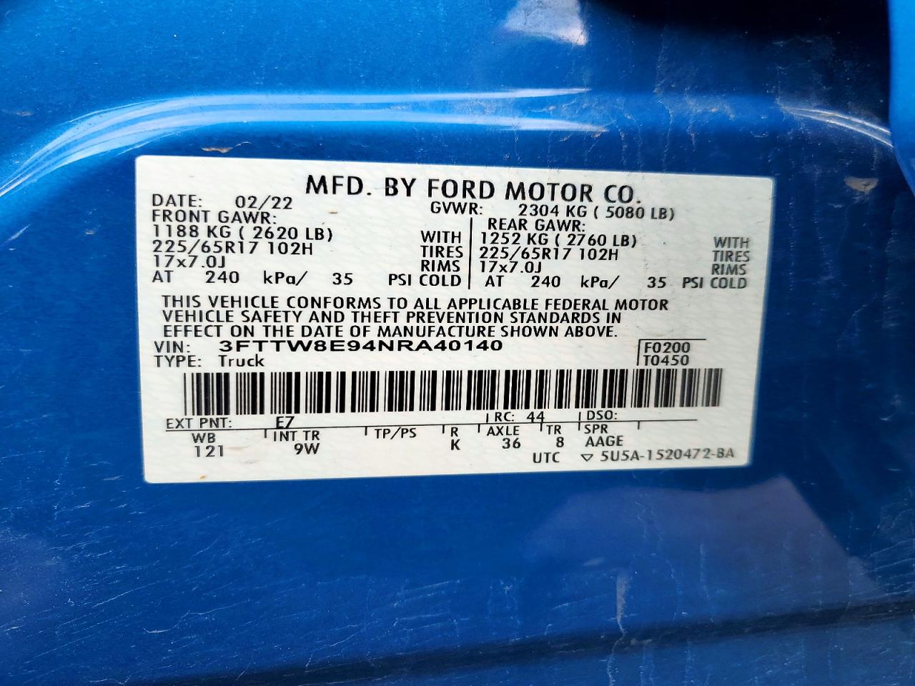 Ford Maverick Xl