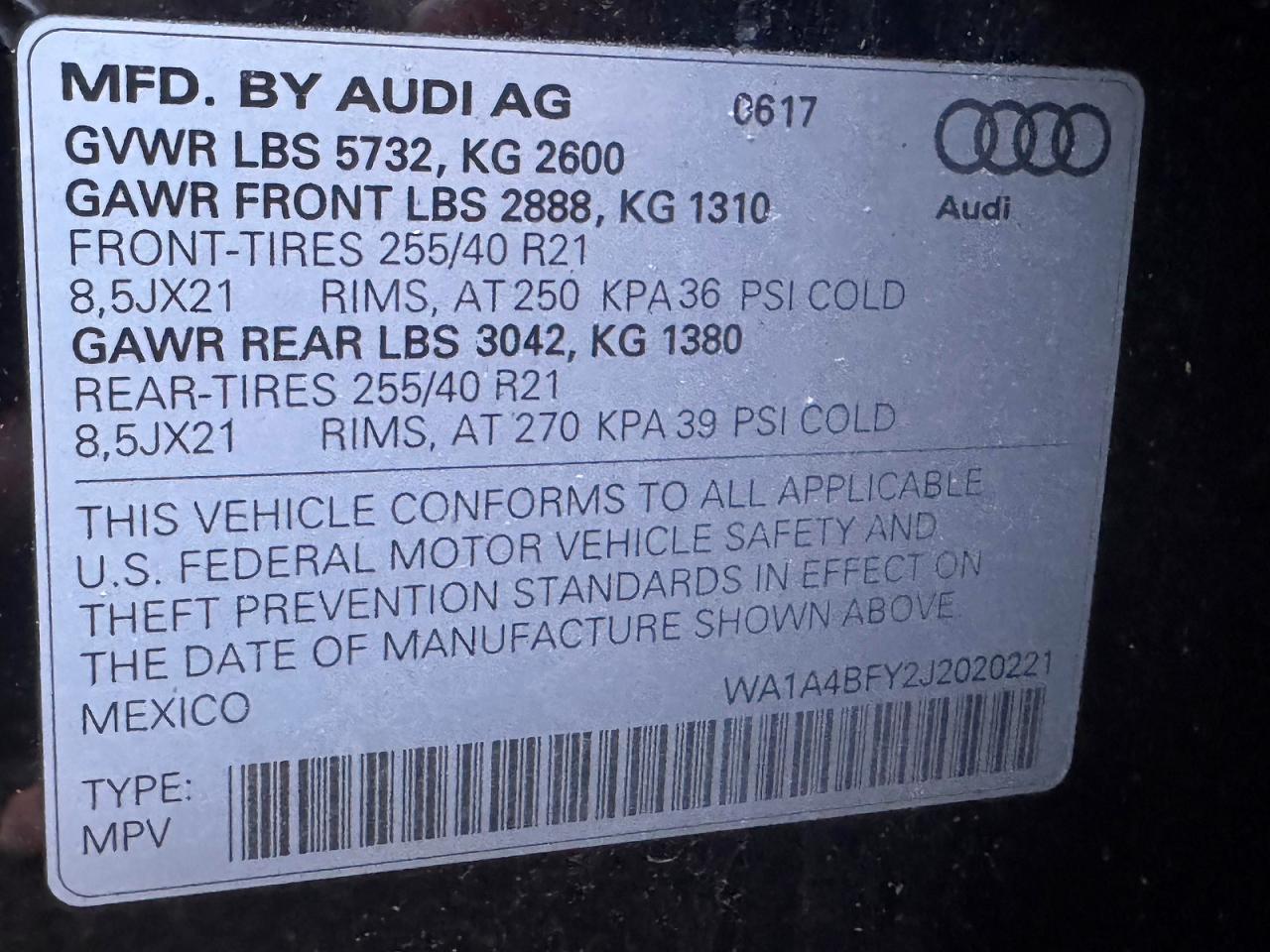Audi Sq Premium Plus