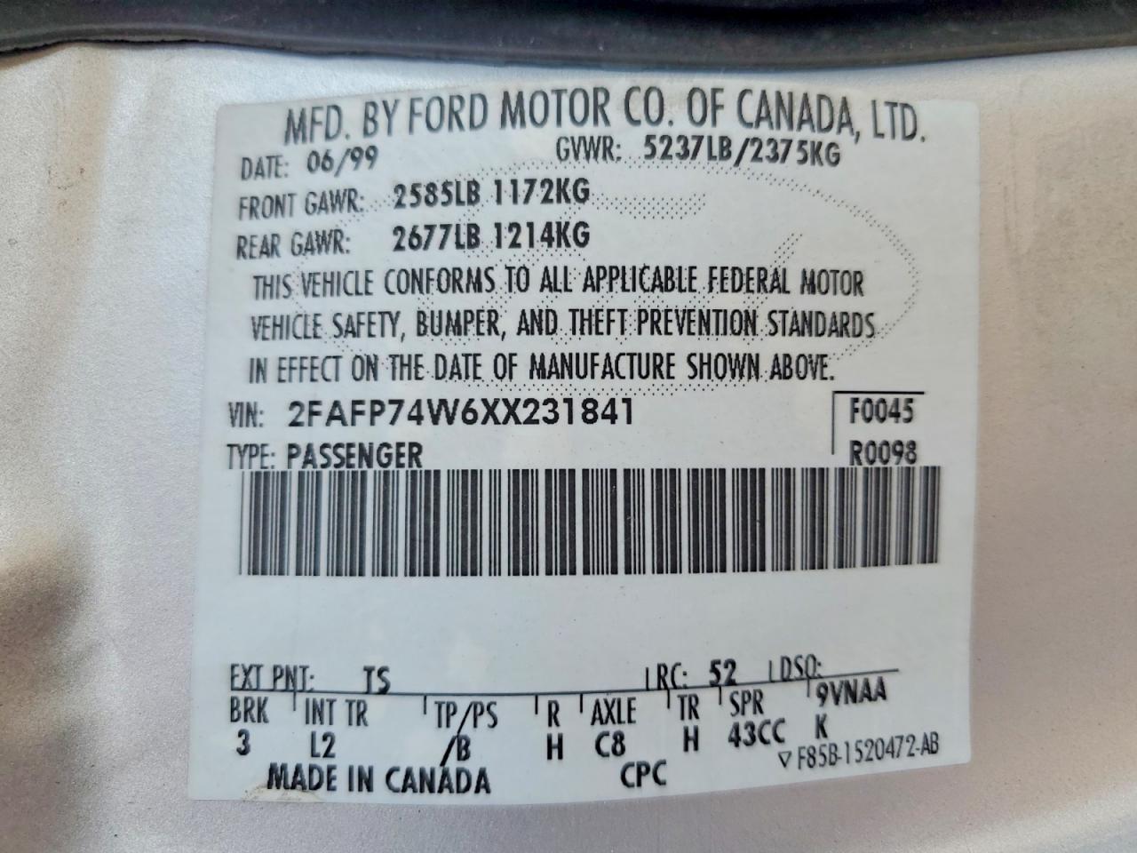 Ford Crown Vic Lx
