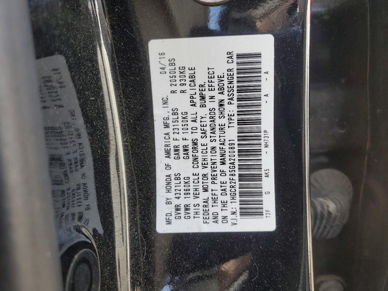 Honda Accord Exl