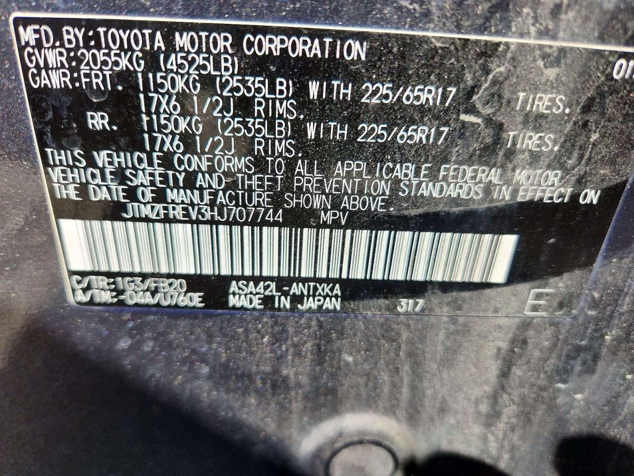 Toyota RAV4 Le