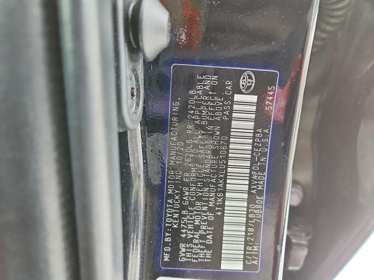 Toyota Camry Xse